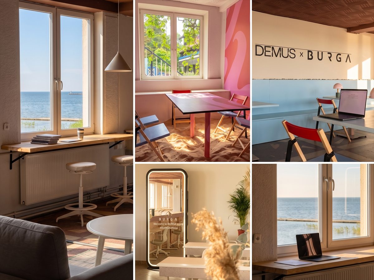 DEMUS × BURGA Coworking Nida